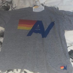 aviator nation grey tee shirt